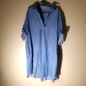 "denim" dress